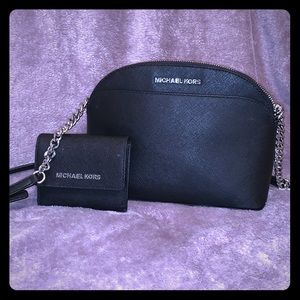 Michael Kors cross body purse and wallet